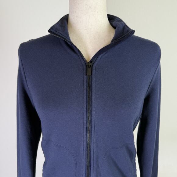Icebreaker Long Sleeve Jacket/Sweatshirt Size Small (see measurements) Navy - Picture 8 of 15